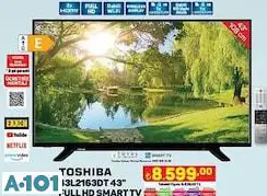 TOSHİBA 43LL2C63DT 43 FULL HD SMART LED TV AKILLI TELEVİZYON